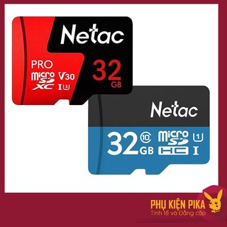 Thẻ nhớ Netac 32Gb Class 10 chuyên camera BẢO HÀNH 12 THÁNG giao mẫu logo màu sắc ngẫu nhiên