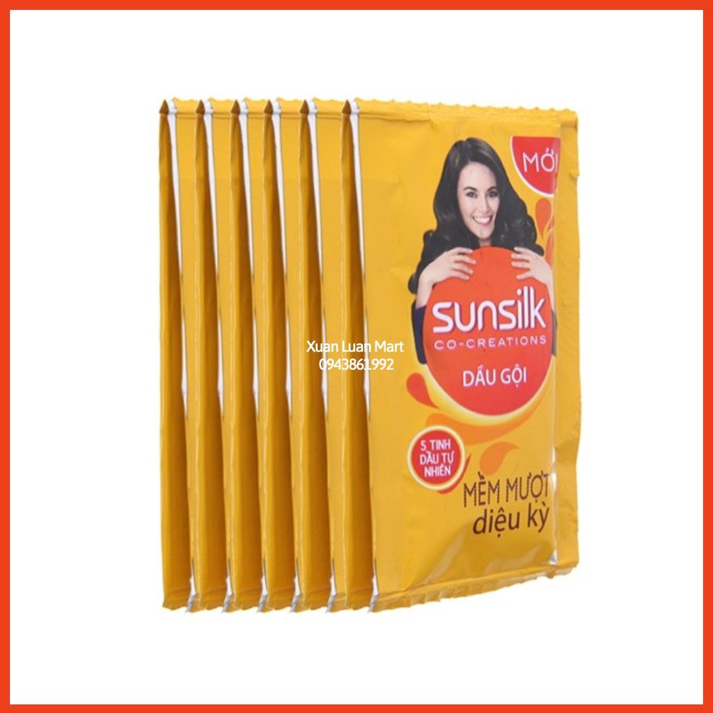 Dây 12 Gói Dầu Gội-Xả Sunsilk 6g