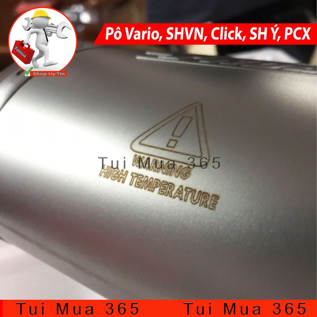 Pô 4Road Hàng Chuẩn Copy Full Cổ Pát cho Vario, Click, SHVN, SH Ý, PCX