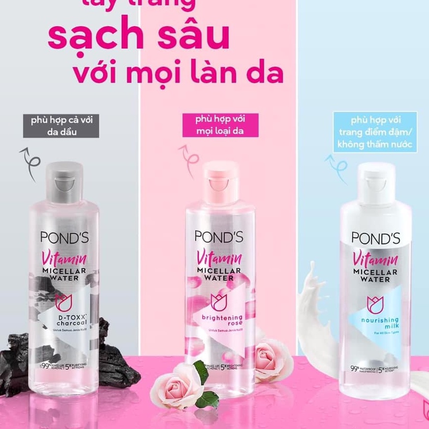 Nước tẩy trang Vitamin Pond's Micellar Water 100ml