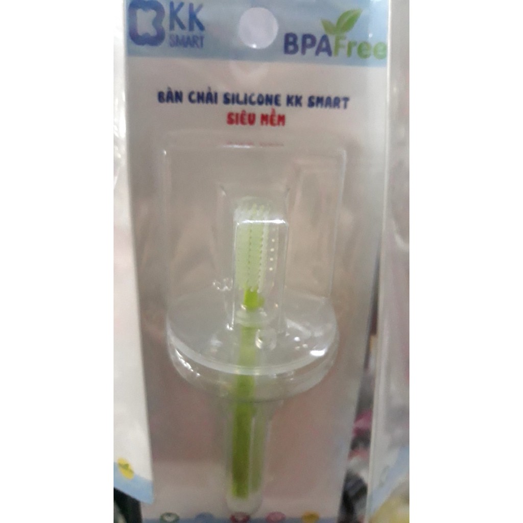 Bàn Chải Silicone KK Smart Dành Cho Bé Từ 12 Tháng Tuổi