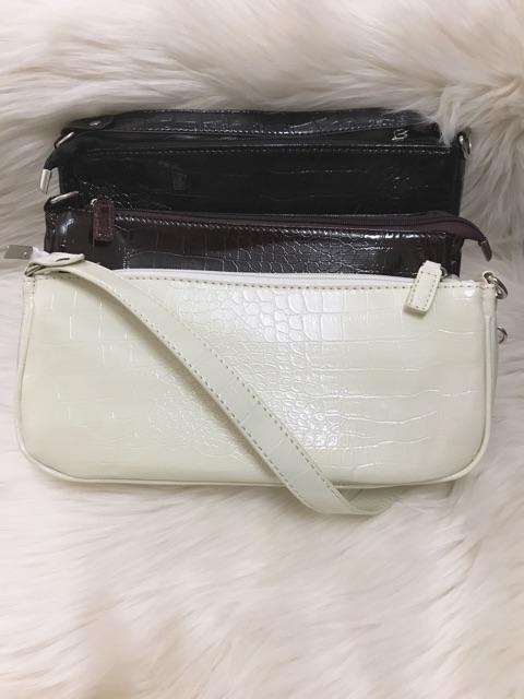 Túi kẹp nách da sần hàng có móc khoá S007