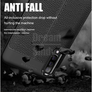 Ốp lưng silicon vân da cho Samsung Galaxy A50 - Auto Focus
