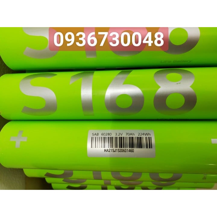 Pin lithium S168 70Ah 3.2V - pin lithium Lifepo4 S168 70Ah 3.2V
