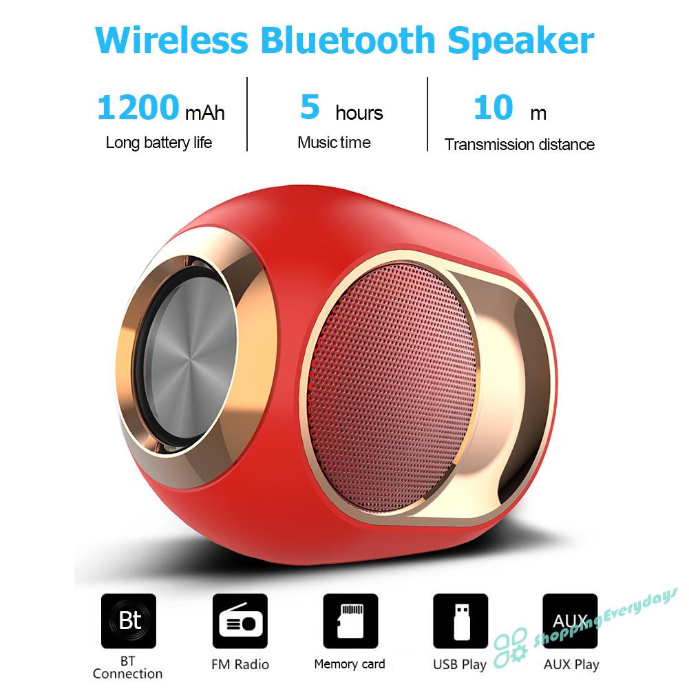 Loa Bluetooth Không Dây X6 Âm Thanh Sống Động Chất Lượng Cao