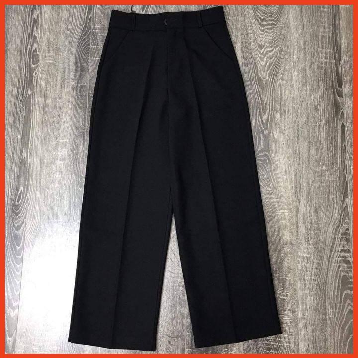 Quần ống rộng ⚡𝐅𝐑𝐄𝐄𝐒𝐇𝐈𝐏⚡ dáng suông năng động mát mẻ, Quần culottes dáng dài cạp cao dễ phối đồ | BigBuy360 - bigbuy360.vn