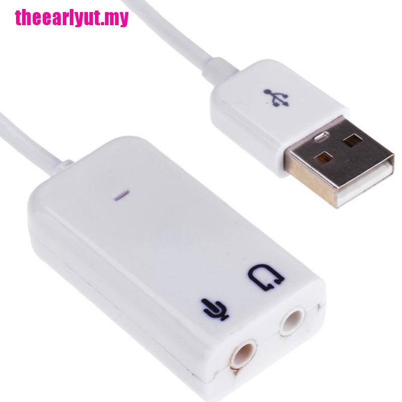 Usb Chuyển Đổi Âm Thanh 7.1 3d Cổng 3.5mm