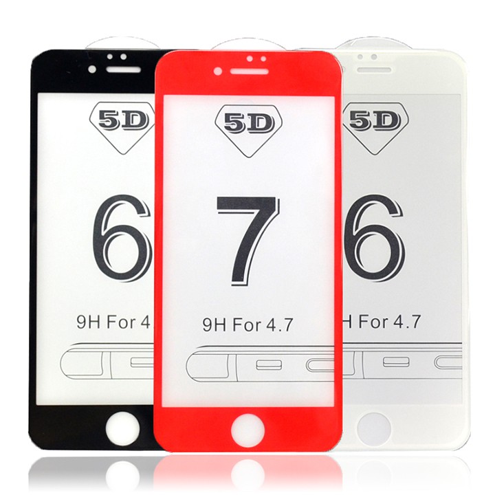 MIẾNG DÁN CƯỜNG LỰC IPHONE 6S/6 5D FULL