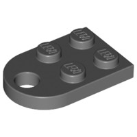 Gạch Lego tấm 2 x 3 có lỗ  / Lego Part 3176:  Plate, Modified 2 x 3 with Hole