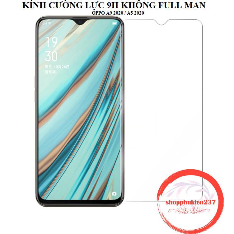 Kính Cường Lực 9H Oppo A9 2020 , A5 2020 Kính Không Full Màn Trong Suốt Cao Cấp