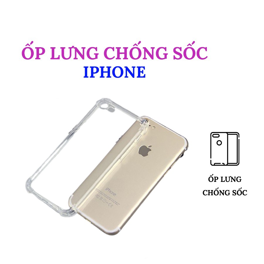 Ốp lưng iphone chống sốc trong suốt Kava Store Iphone 6-6s/6-6s-plus/7-8/7-8-plus/X-XS/XSMAX/11/11-pro/11-pro-max/12 pro