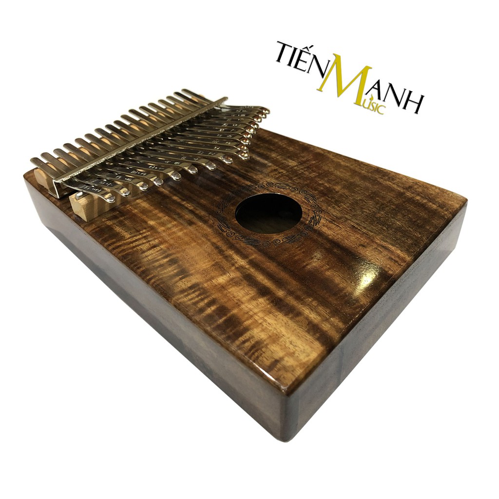 Đàn Kalimba 17 Phím Hluru KG-KO (Gỗ Koa, Tone C) - Chính hãng phân phối bởi Tiến Mạnh Music KGKO