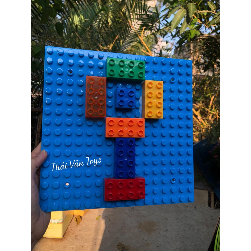 1 Tấm đế Lego size lớn - Tấm nền cho bé lắp ghép sáng tạo - Đồ chơi nhựa ABS an toàn