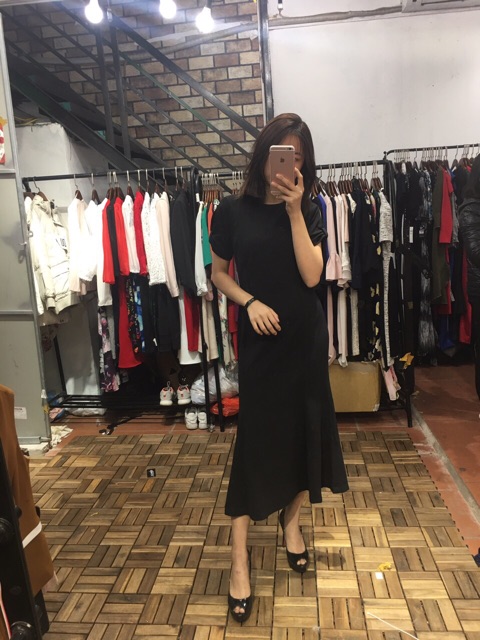 Đầm đuôi cá tay nơ vnxk