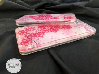 Ốp iphone nước Hoa Anh Đào viền dẻo