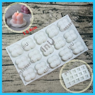 HCM - Khuôn silicon làm nến nghệ thuật hiện đại hình học 3D