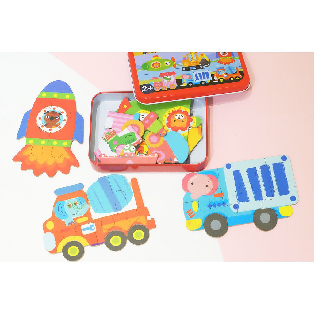 Bộ tranh xếp hình My First Puzzle cho bé - GHÉP HÌNH LEVEL 2
