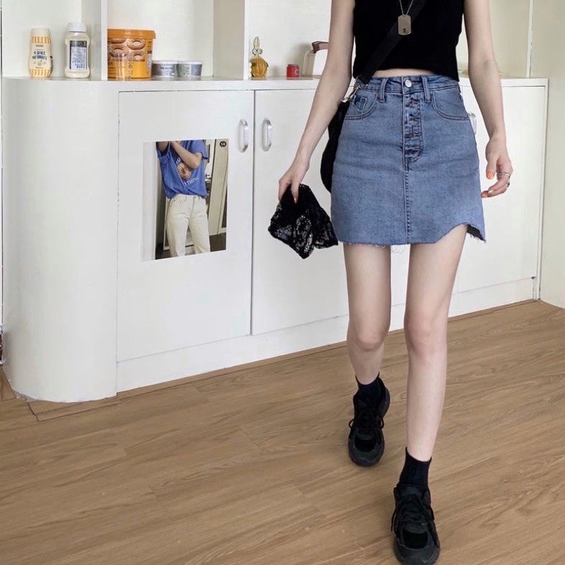 [ Mã FADIRECT20 giảm 20K đơn 150K] QUẦN VÁY JEAN CO GIÃN Có Quần Trong - Cắt Lai V | BigBuy360 - bigbuy360.vn