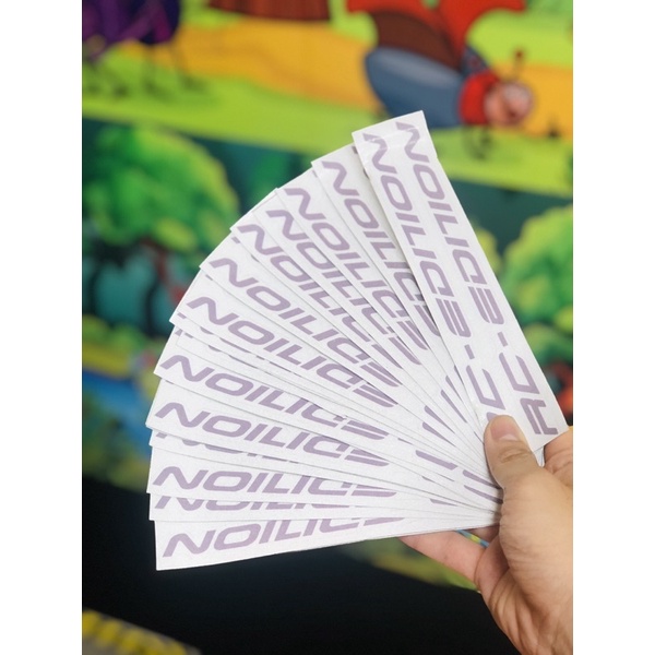 Tem Dán Chân Phuộc RC Edition Phản Quang, CHỐNG THẤM NƯỚC