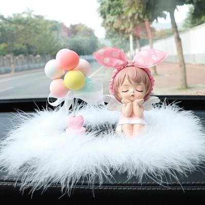 Thiên Thần Annie Bên Xe Beelte Cổ Điển Dễ Thương Trang Trí Taplo Ô Tô