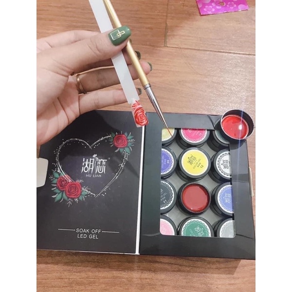Sét gel vẽ 12 màu