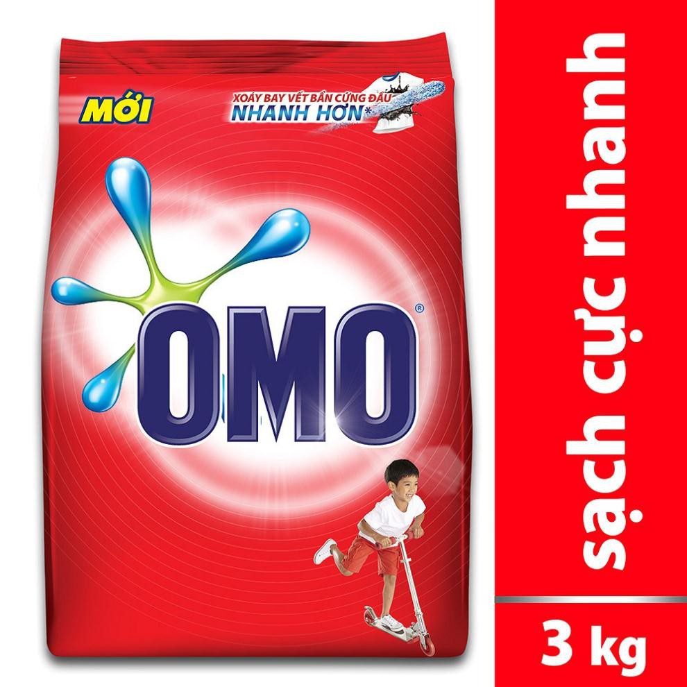 Bột Giặt OMO Đỏ 3kg