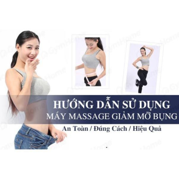 Đai massage giảm mỡ bụng HCR-X6, loại không dây dùng pin sạc - phiên bản mới 2020