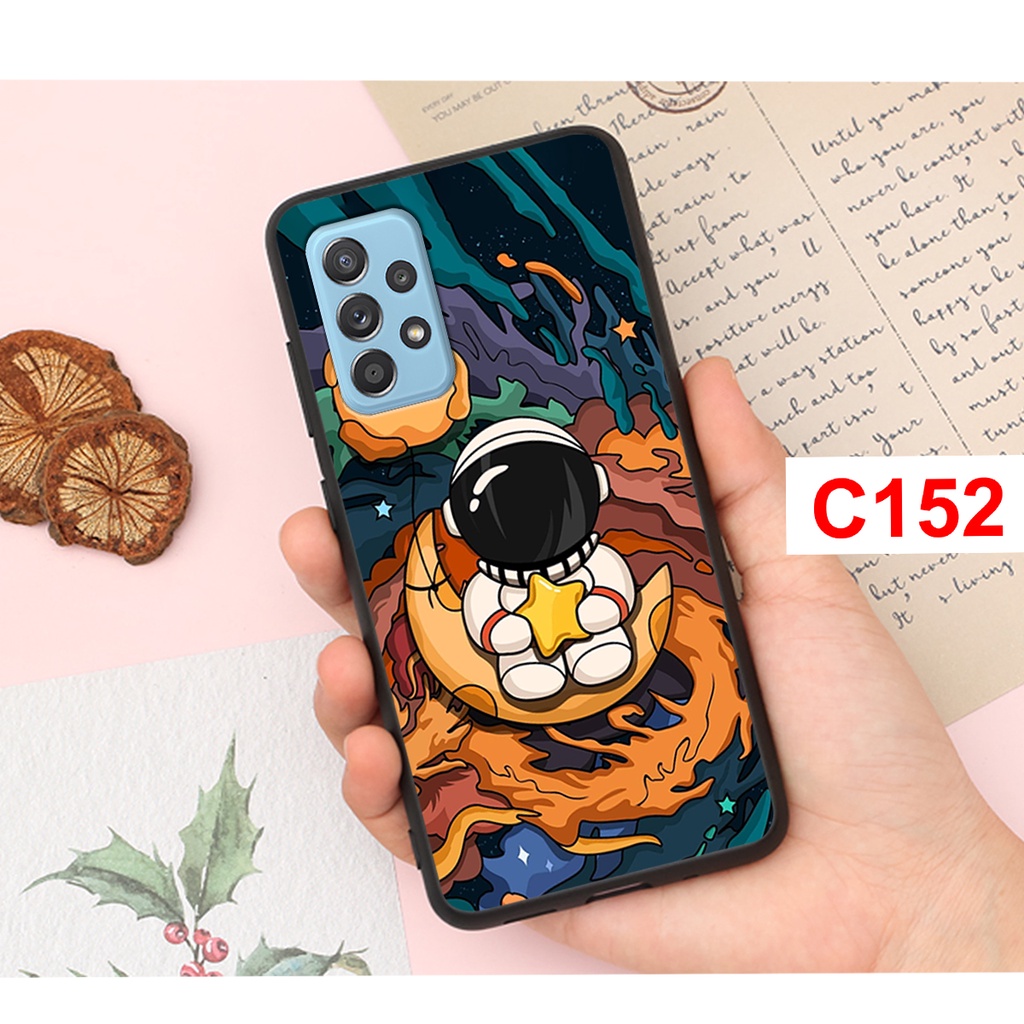 Ốp lưng Samsung A13 -  A23 - A33 - A32 - A52/A52s - A72 - A53 -  A73 in hình phi hành gia, vũ trụ ngân hà.
