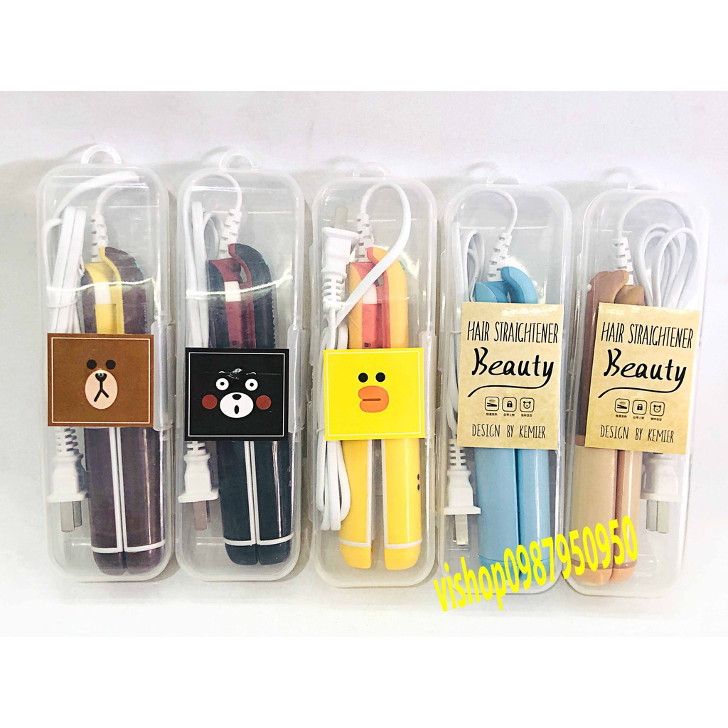 Máy làm tóc mini 2 in 1 Cartoon