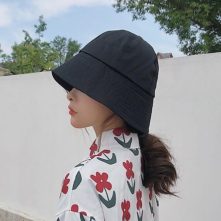 Mũ tai bèo nam nữ thể thao thiết kế vành Cụp Trơn thời trang Hàn Quốc - trieuvy_fashion