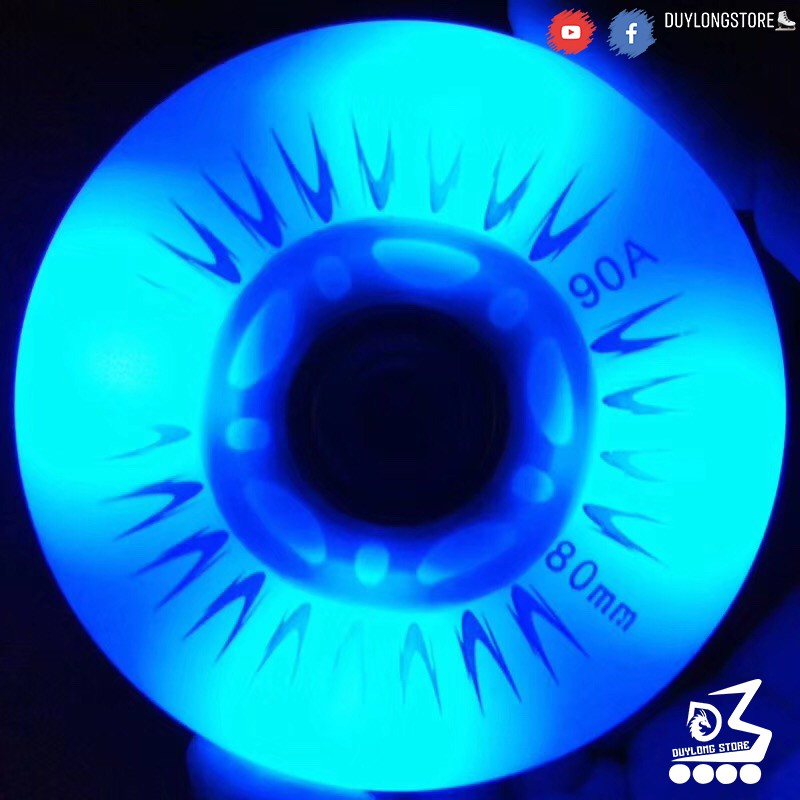 Bánh xe patin đèn led nhiều màu