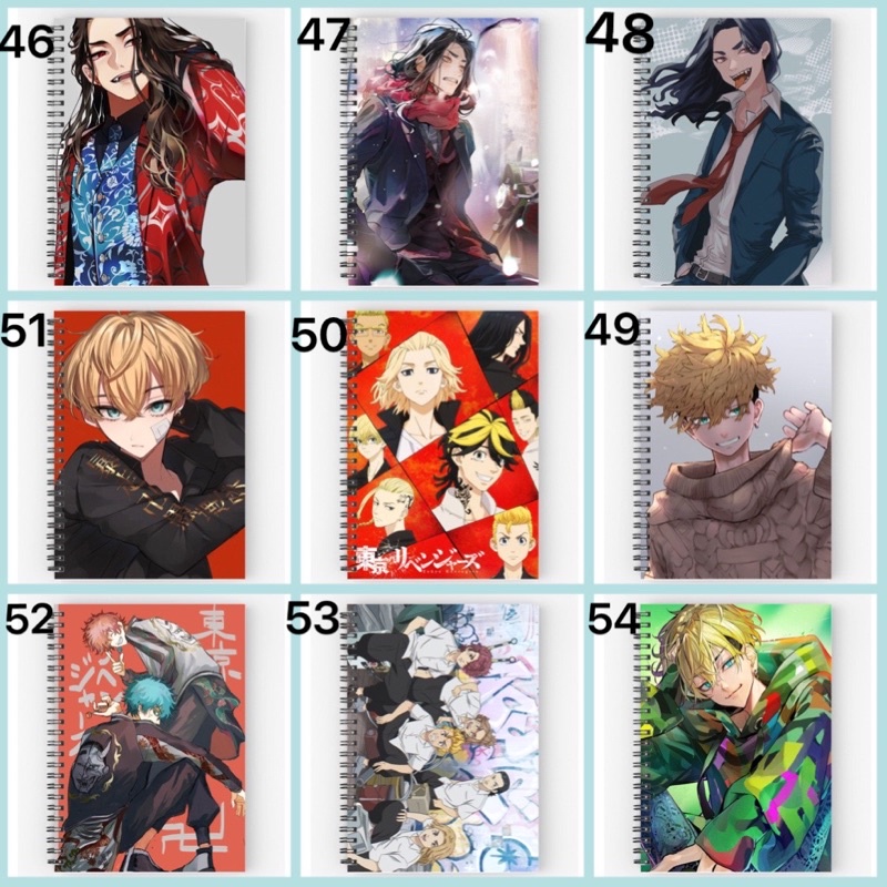Sổ tay Rindou Haitani Sanzu Tokyo Revengers / sổ tay  Haitani Tokyo Revengers 200 trang