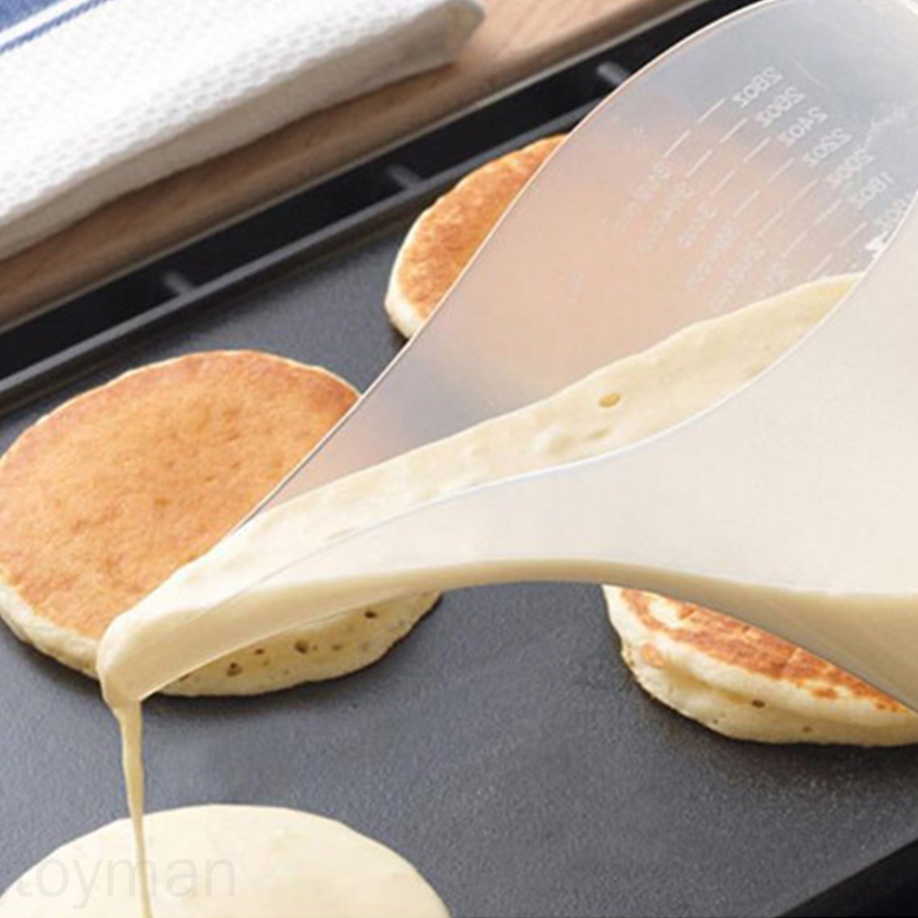 Cốc đo lường trong suốt vòi rót dài tiện dụng cho nhà bếp