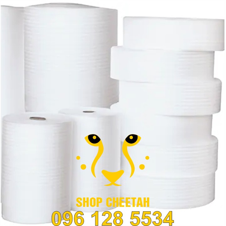 [Cuộn 150m x 20cm] Xốp mút trắng 2mm chống sốc cho hàng hóa dễ vỡ – Màng xốp Foam dùng trong vận chuyển hàng và lót sàn