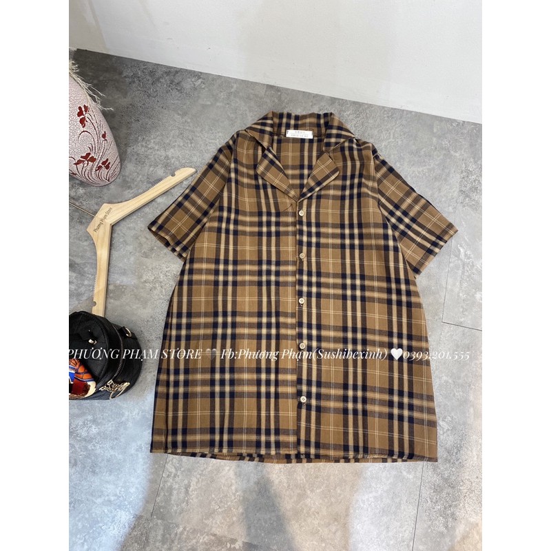 Áo sơ mi cổ vec nữ