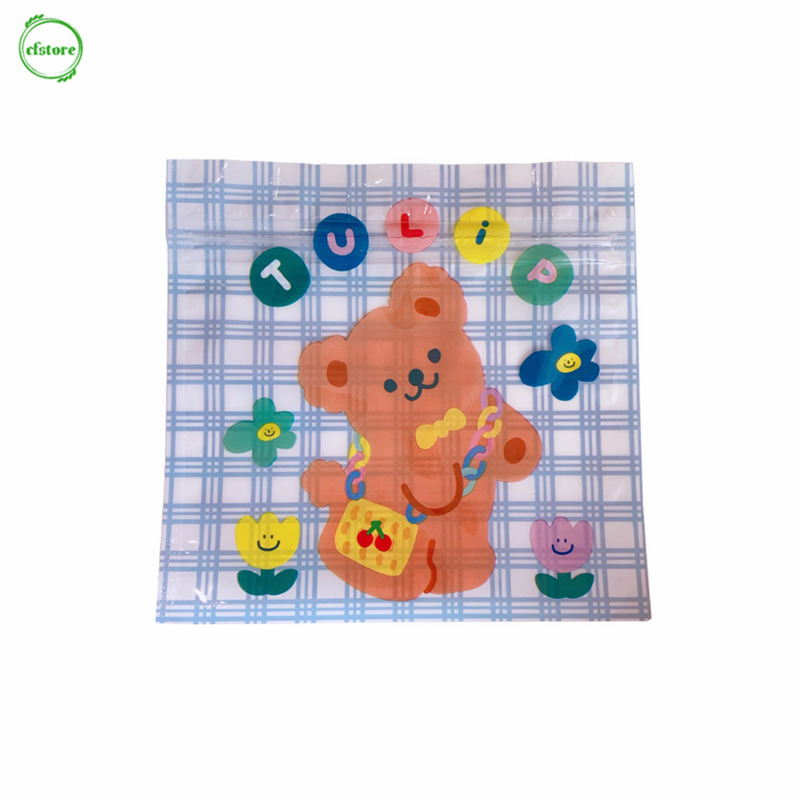 CF Cute Bear Travel Accessories Snacks Airtight Bag Girls Food Biscuit Candy Small Size Packet Candy Gift Bag