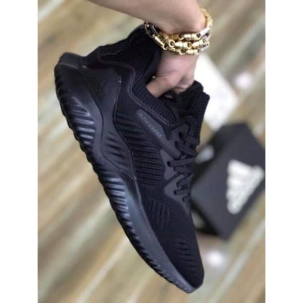 (Freeship+Full box) Giày Alphabounce 🖤🖤Full đen B*&^ -aq1 1