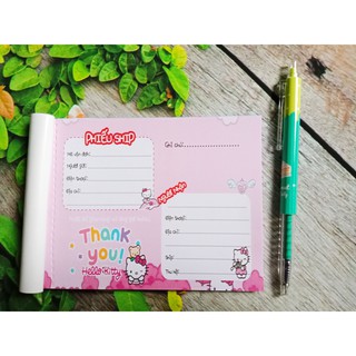 Phiếu ship hàng hình kitty dễ thương