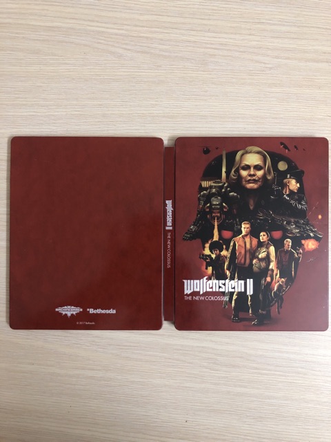 Wolfenstein 2 Steelbook - Hộp Game PS4 USA