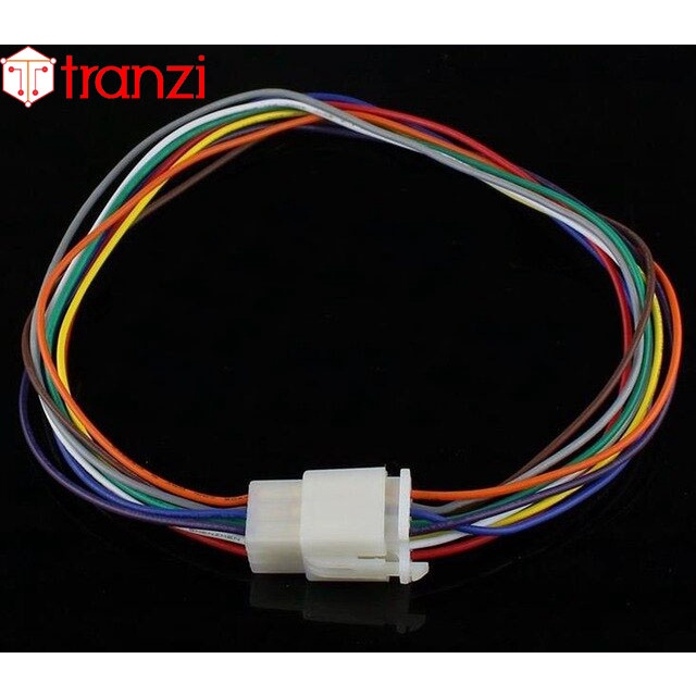 Vỏ header 2.8mm 28050 9P bộ đực cái trắng - túi 1 bộ đực cái