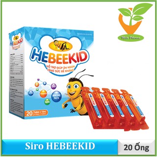 Siro HEBEEKID (Hộp 20 ống) - Ăn ngon, tăng sức đề khángn - Lysine, thymomodulin [heebekid]