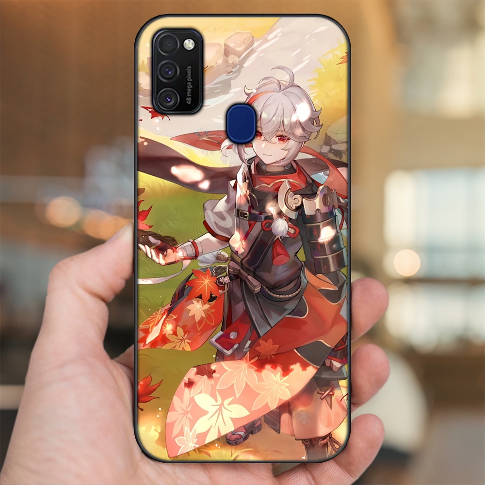 Ốp lưng Samsung M21, M30S viền đen in hình Kazuha Genshin Impact