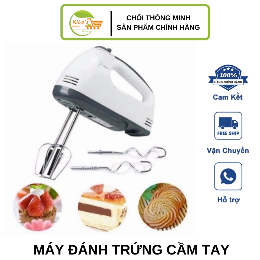 Máy đánh trứng cầm tay 7 cấp độ Scarlett, công suất 180W [ Chính hãng bảo hành 12 tháng ]