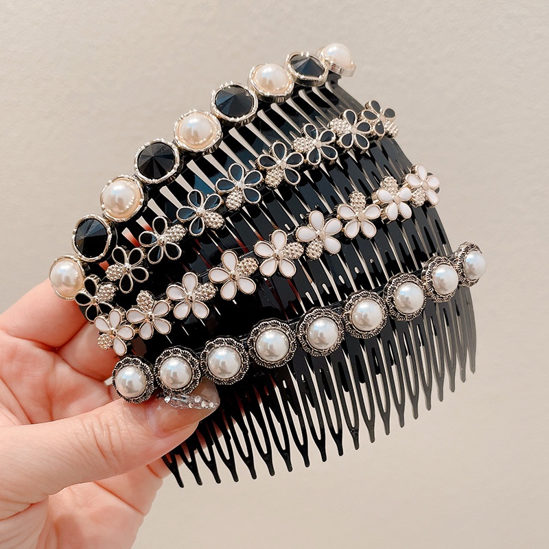 Lược Cài Tóc Đính Ngọc Trai Nhân Tạo Thời Trang
