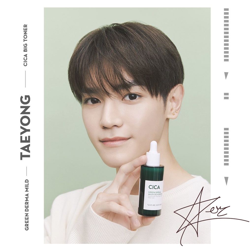 Nature Republic Tinh chất dưỡng ẩm phục hồi sâu cho da Green Derma Mild Cica Serum 50ml