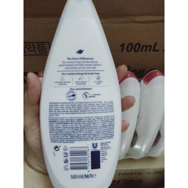 Sữa tắm dove Đức 500ml Hương Lựu