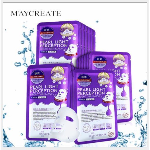 [Mã 155FMCGSALE giảm 7% đơn 500K] Hộp HA MayCreate - 20 miếng Mặt nạ Xanh và Tím