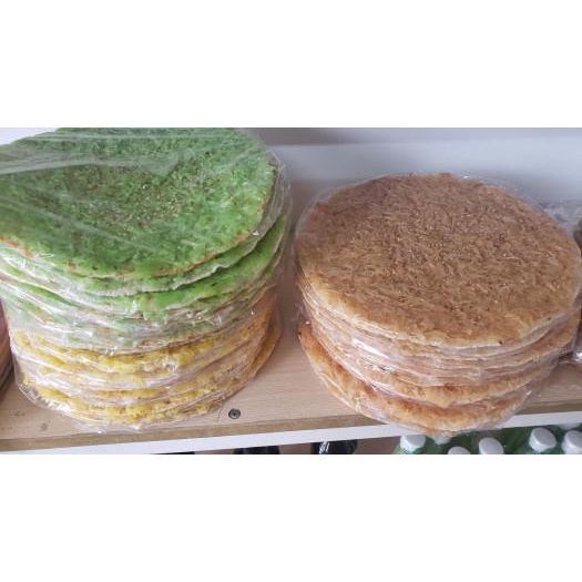 COMBO 5 GÓI BÁNH TRÁNG DỪA NON LÁ DỨA SIÊU NGON - vị lá dứa ( gói 200gr )