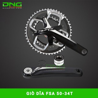 Giò dĩa xe đạp FSA 50-34T kèm BB86