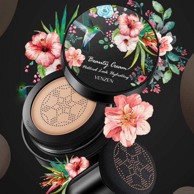 [Hàng mới về] Phấn nước BB che khuyết điểm và nâng tông da kèm mút tán hình nấm tiện dụng | BigBuy360 - bigbuy360.vn